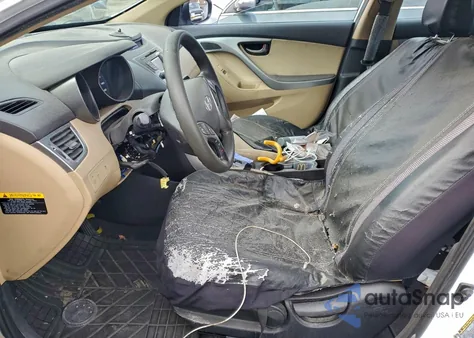 2013 Hyundai Elantra Gls from USA, damaged, VIN 5NPDH4AE5DH234820